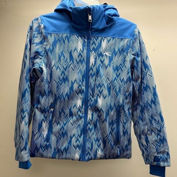 Blue & White Ski Jacket